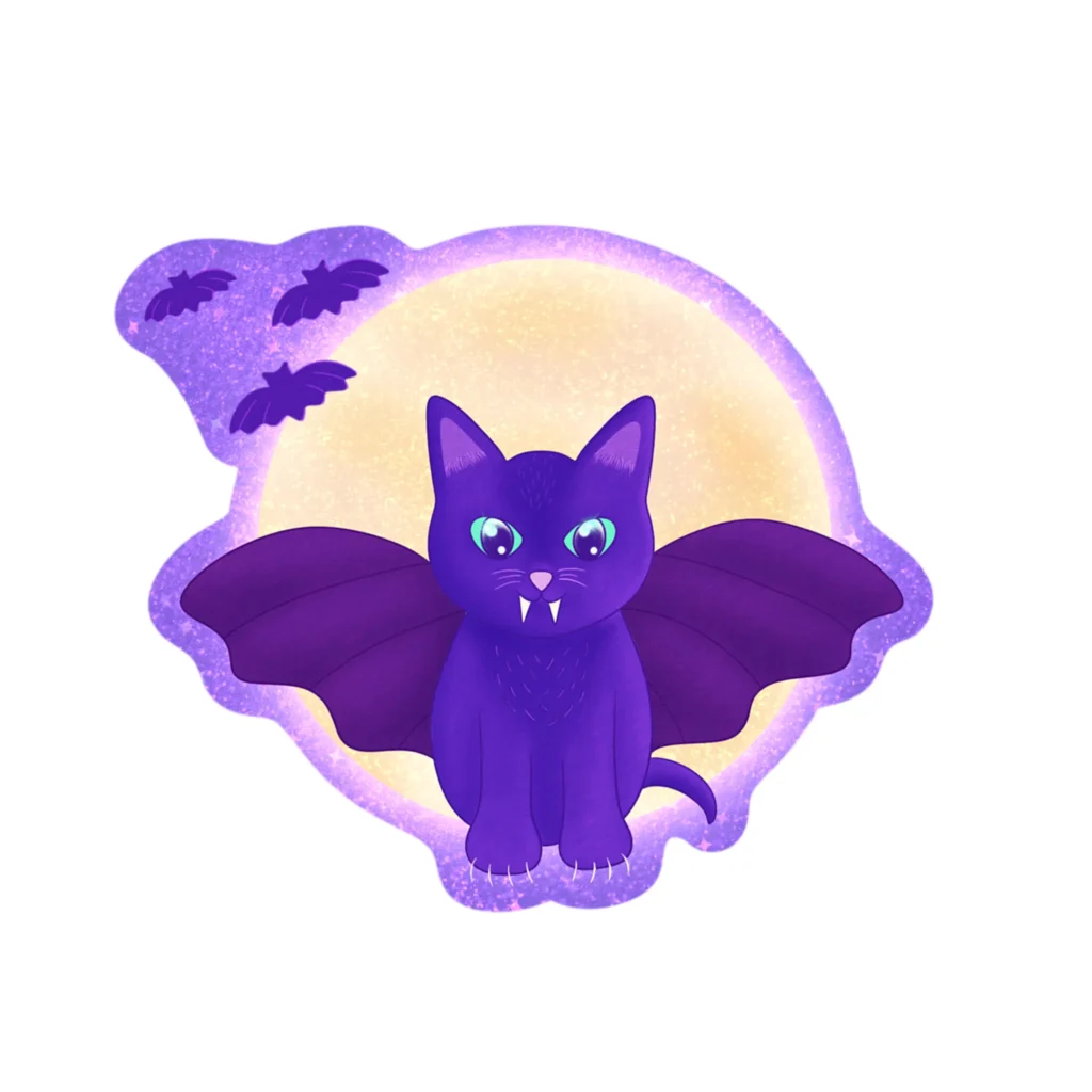 #6 Batcat sticker